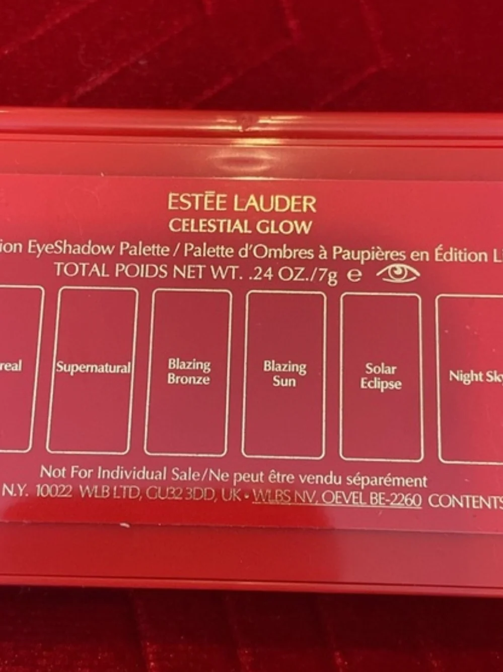 Limited Edition Eyeshadow palette In Celestial Glow
